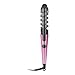 Automatic Curling Iron Ceramic Auto Hair Curler - Detangle Scald-Free Fast Heating One-Click Automatic Rechargeable Quick Styling Curling Iron Wand Automatic Curling for Hair Styling (Hot Pink)