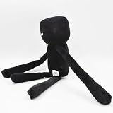 Philoctes Plüschtier Figuren Stofftier Schwarz 26cm, Kuscheltier Plüschtier Plush, Lustiges Plüsch Kuschelig Ideal zum Sammeln Puppe Geschenk für Kinder Fans