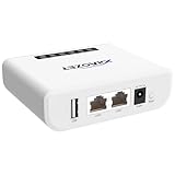Xiiaozet Wireless Print Server, Share an USB Device Over LAN, Support 99% of Printers and Scanners, Multiple Protocols & Modes, Easy Network Printing LK100EW