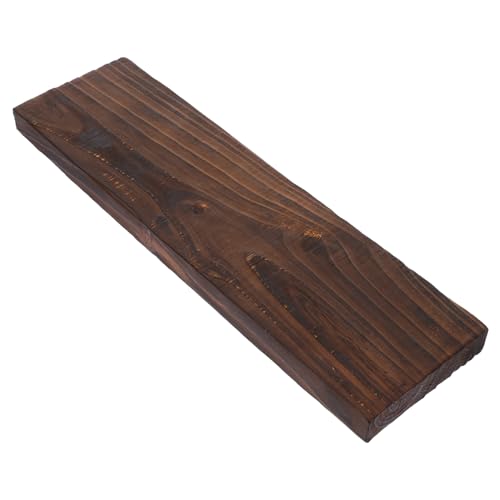 BIUDECO Fish Tank Decor Carbonized Wood Board Tank Landscape Natural Wood Adornment Aquarium Accessory