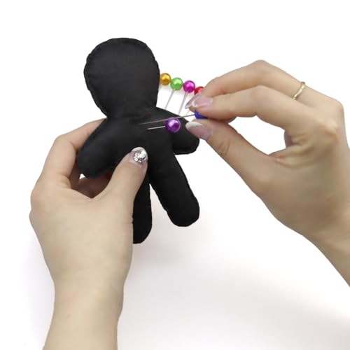 rainbowstar 2 Pack Muñeca Vudú con Alfileres para Adultos miniatura 2