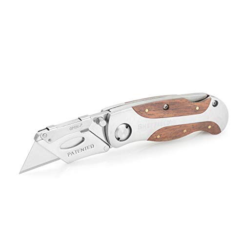 Sheffield 12115 Premium Lock Back Utility Knife | Cut Boxes, Paper, Rope, Carpet, & More | Easy Quic - //medicalbooks.filipinodoctors.org