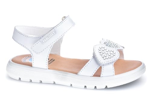 Pablosky 430300 sandale fille en cuir blanc pour enfant