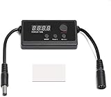 IINSTALLATION: Vor der Installation prüfen Sie die Stromversorgung und Leistung der Lampe, die niedriger als 100 W ist. Überprüfen Sie die Schnittstelle der Lampe (5,5 mm DC-Sperr) und verbinden Sie den Modulator in Reihe zwischen der Lampe und der Stromversorgung. Schritt 1: Öffnen Sie das Paket und entfernen Sie den Dimmer. Schritt 2: Verbinden Sie den Dimmer mit der LED-Lampe. Schritt 3: Stecken Sie den Strom ein, um den Dimmer automatisch einzuschalten. Schritt 4: Stellen Sie den Dimmer-Parameter ein.
