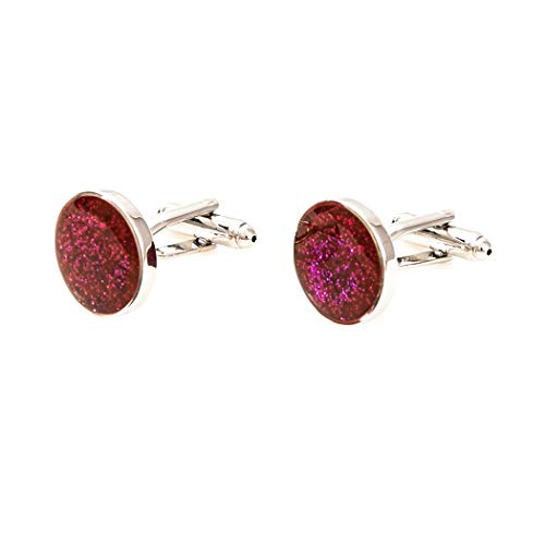 Mrcuff Red Diamond Dust Formal Set Cufflinks In Presentation Gift Box & Polishing Cloth #TOP3