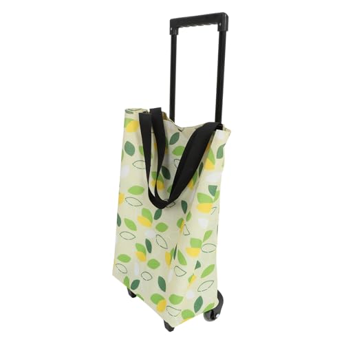 MAGICLULU Carrito de Compras con Tela Oxford Resistente Portátil Plegable con Ruedas y Asa Telescópica, Reutilizable y Ligero para Compras y Viajes