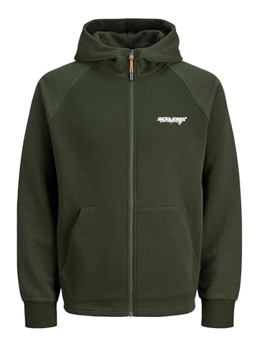 Jjthatcher Sweat à Capuche zippé Homme JACK & JONES idéal pour le weekend