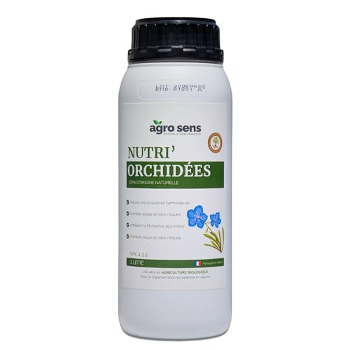 Engrais organique liquide pour orchidées. Concentré à diluer UAB. - 1 litre (500 litres de préparation)