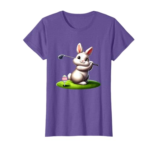 Bunny Easter Egg Costume Golf Player Costume Kids Family T-Shirt