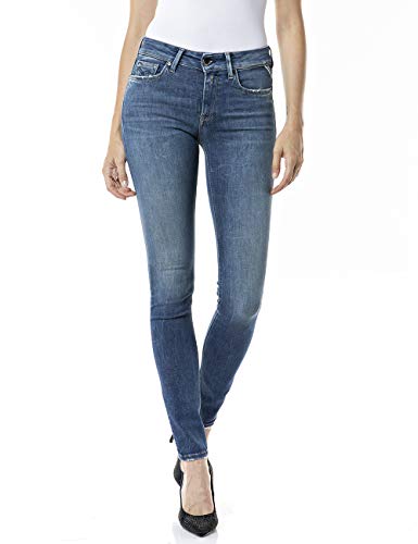 Preisvergleich Produktbild Replay Damen New Luz Jeans, 009 MEDIUM Blue, 30W / 28L