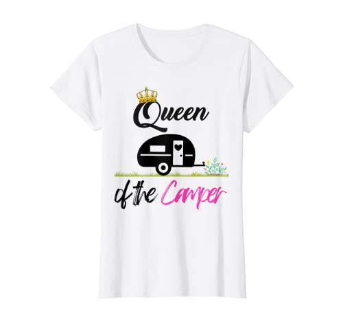 Photo de T-shirt Queen of the Camper Rv Camping Remorque T-Shirt