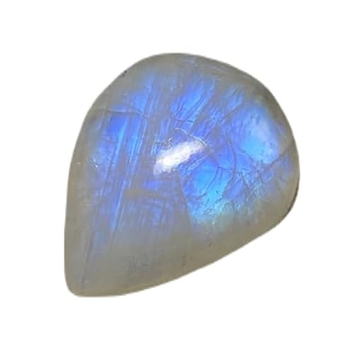 Cabochon pierre de lune poire 27x22x8mm minéral naturel fabrication collier