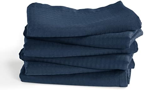 LANE LINEN Flour Sack Tea Towels Set for Kitchen, Premium Kitchen Towels for Cleaning, Dusting Cloth, Cloth for Bread Box, Pure Tencel Hand Towel, Light Towel for Drying Dishes – 6 Pack – Navy Blue LANE LINEN Flour Sack Tea Towels Set for Kitchen, Premium Kitchen Towels for Cleaning, Dusting Cloth, Cloth for Bread Box, Pure Tencel Hand Towel, Light Towel for Drying Dishes – 6 Pack – Navy Blue