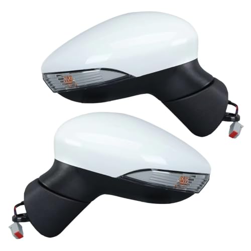 Miroir d'angle mort pour Ford Fiesta MK7 2013-2017 blanc chauffé 6 fils