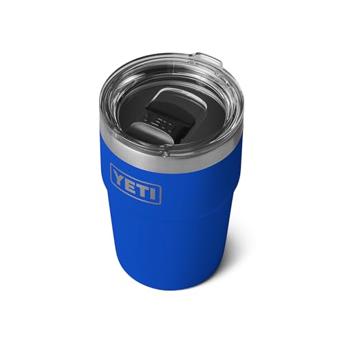 Image of YETI Rambler 16 oz Stackable Tumbler, Vacuum Insulated, Stainless Steel with MagSlider Lid | Stackable