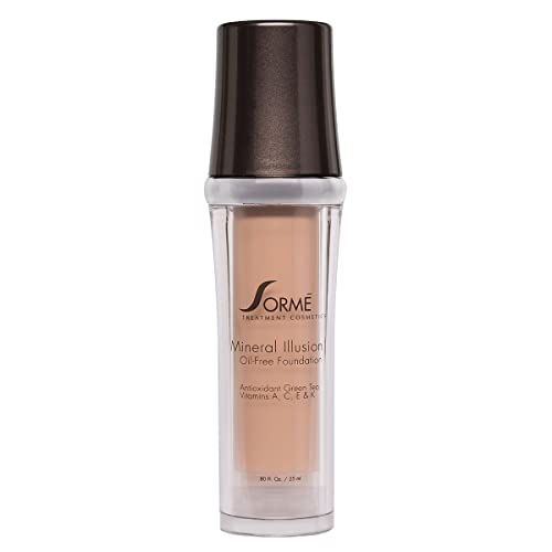 Sorme Mineral Illusion Foundation - Oil Free Liquid Foundation With Non-Chemical Sunscreen Protection, 25 Ml #TOP11