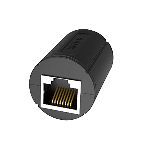 EasyULT RJ45 CAT6 Ethernet Adaptateur, Ponte Embout Câbles de Réseau Câble Patch Câble Ethernet Adaptateur Modulaires pour rallonge de câble Ethernet Cat6/Cat5e Femelle Cover