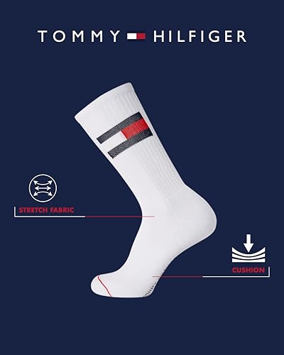 Calvin Klein Men’s Athletic Socks – Lightweight Cotton Blend Crew Socks (8 Pack)3