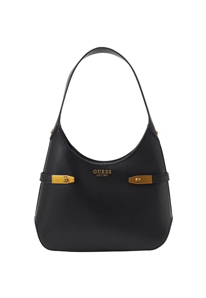 Guess Borsa spalla Zadie hobo in ecopelle nero BS22GU121 VB841502 Media :  Amazon.it: Moda