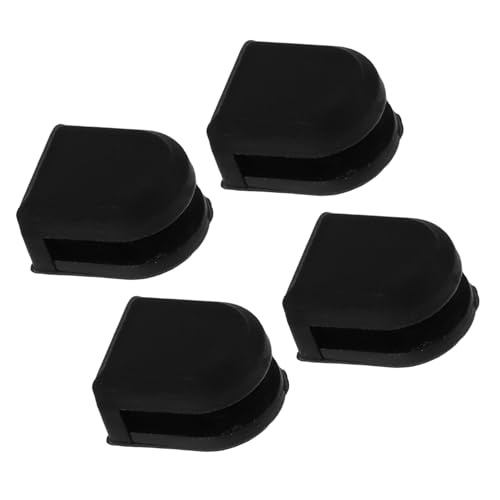 ifundom 4 Pièces Coussinets Antivibrations Silicone pour Platine Vinyle Protection Transparentes pour Capot et Plateau Isolation Sonore et Amortissement des Chocs