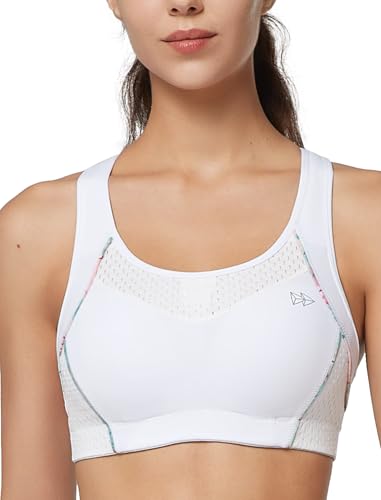 Yvette Damen Sport BH Starker Halt Große Brüste Bra Ringerrücken...