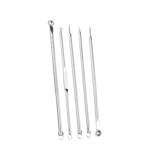 OSOLADY 1Set Acne Needles Facial Cleansing Tool with Storage Case and Removal Needles for All Skin Types