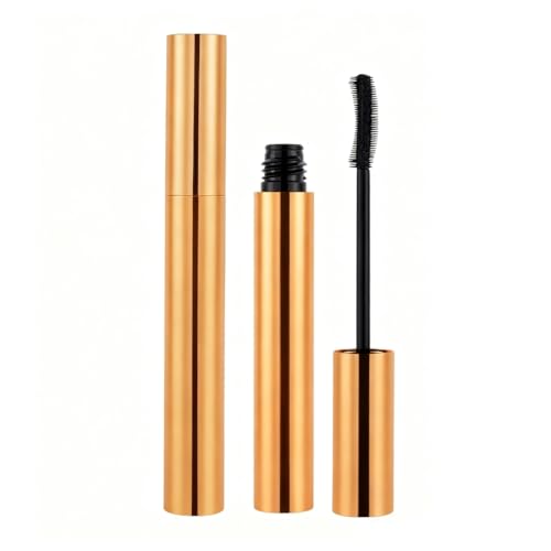 Mascara Impermeabile con Pennello a 2 Lati, Allungante e Volumizzante, Lunga Durata, Facile da Rimuovere, Pennello di Precisione, Nero