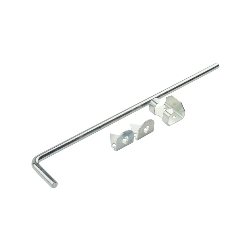 National Hardware N177-196 835 Cane Bolt in Zinc, 1/2" x 18"