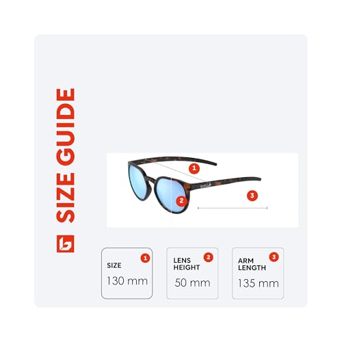 Bolle Merit Round Sunglasses for Men for Women +BUNDLE with ACCESSORY EYEWEAR KIT3