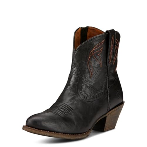 ARIRC Womens Darlin Western Boot Old Black 9