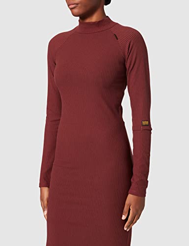G-STAR RAW Women's Slim Rib Hidden Pocket Dress