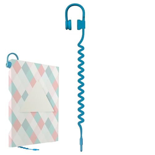 Clip de silicona para marcapáginas | Marcadores de libros para leer, carpeta de búsqueda creativa, etiqueta de carpeta de búsqueda de auriculares de música, accesorios creativos de silicona para leer