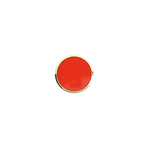 Uhippo Home Button Sticker (Support Fingerprint Indentification System) for iPhone 5s iphone 6 iphone 6 plus iPad Air 2 iPad Mini 3 iPhone 6s iPhone 6s Plus iPad Mini 4 (Gold Ring Red Button)-Retail Packaging
