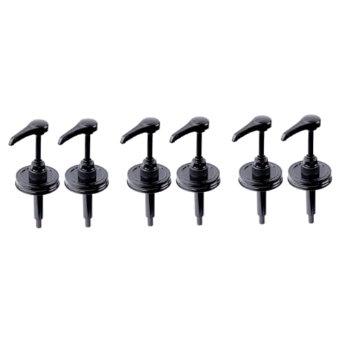 6 Pcs Honey Dispenser Syrup Pump Dispenser Honey Jar Dispensing Pumps Pump Head Universal Syrup Pumps Convenient Syrup Pumps Syrup Bottles Pumps Flavor Syrup Pump Honey Pumps