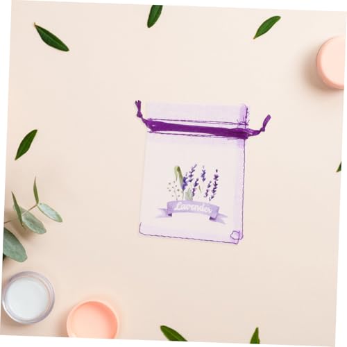 Bolsas de almacenamiento Happyyami 20 piezas lavanda miniatura 5