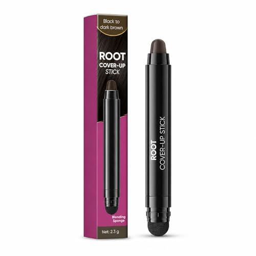 Image of Dark Brown Root Cover-Up Stick for Grey Hair and Hairline, Dual-Tip Pen