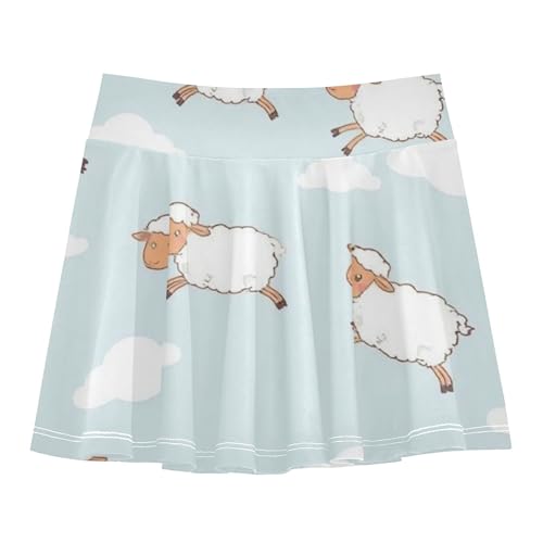 Joisal Girls Skorts Athletic Shorts Cartoon Style Tennis Skirts Toddler 2 in 1 Flowy Skort 3t
