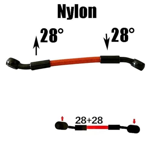 Câble conduite d'huile d'embrayage 320cm robuste avec raccords 28°