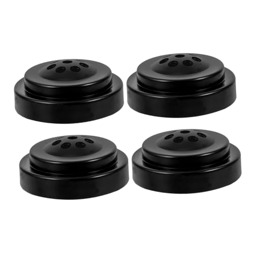 LIFKOME 4個 旗杆底座 卓上用ミニ旗スタンド 設計 安定した旗立て台 室内用フラッグポールベース オフィスやパーティーに