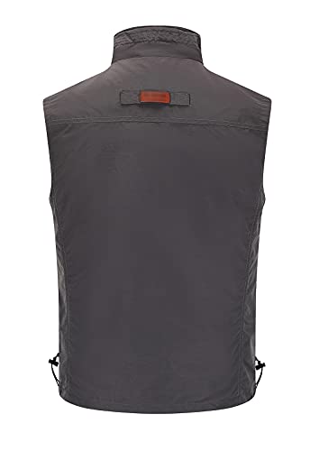 Image of Hbufnha Mens Lightweight Vest Work Travel Safari Sport Jacket Padded Puffer Vest
