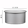 ArtHoval for Round Hollow Chiffon Cake Pan 4/6/8 Inch, Aluminum Alloy Baking with Non- Coating for Easy Release, 0.8mm Thickened Heat-Resistant Bakeware #4