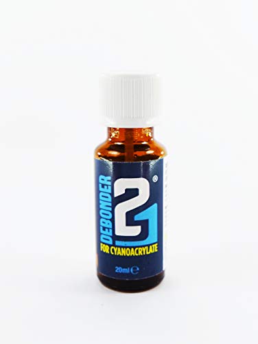 Debonder21-Disolvente para cianoacrilato, limpiador para pegamento cianoacrilatos, que elimina manchas y residuos de pegamento de cianoacrilato, frasco de 30 ml Cover