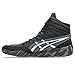 ASICS Men's Aggressor 6 Wrestling Shoes, 9, Black/Pure Silver