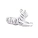 MOJO White Tiger cub Lying Down Toy Figure