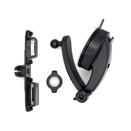 ZIRANU Vehicle Radio Microphone Holder with Suction Cup Base 2 in 1 Car Mount Car Dashboard Transceiver Mount for Transceivers