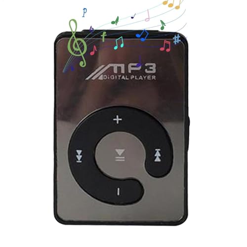 Lettore MP3 con Bluetöoth – Lettore musicale ad alta risoluzione senza perdita – Lettore musicale portatile da 8 GB – Morsetti a 6 colori Lettore MP3 con cavo USB e auricolare