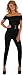 Fun Shack Negra Catsuit Musical Disfraz para Mujeres - XL