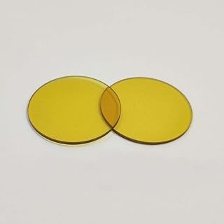 Laboratory Microscope Accessories 32mm Green Blue Yellow White Microscope Biological Microscope Condenser Composite Filter (Size : Yellow Light Filter)