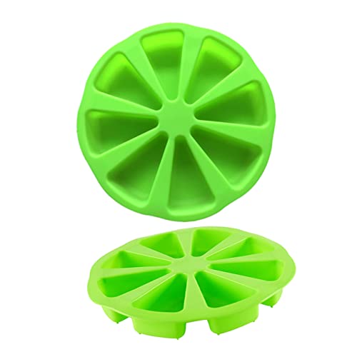 HOLIDYOYO Set di 2 in Silicone per Mini Cheesecake A Forma di Fiore in Silicone Alimentare Antiaderente