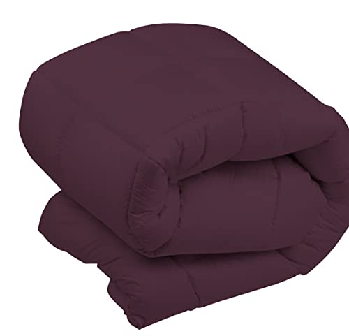 Image of ACHIR 500 GSM Super Soft Polycotton Microfiber Mattress Topper /Padding for Soft and Comfortable Sleep - Wine, (Small Queen, 60 inchX72 inchInch, 5Ft x 6Ft)